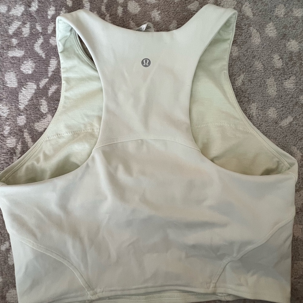 Lululemon high neck tank with built in bra